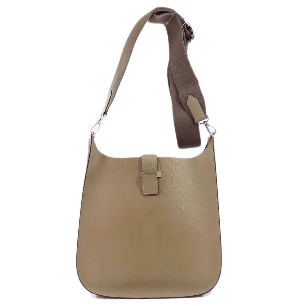 Hermes Evelyn PM Etoupe Silver Hardware Shoulder Bag Epson